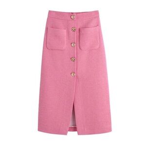 MOVING SALE Zara Pink Pencil Skirt with Pockets